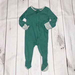 Green Footie Pajamas - Baby Size 3-6 Months
